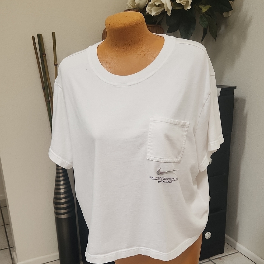 Nike White Relaxed Boxy Tee